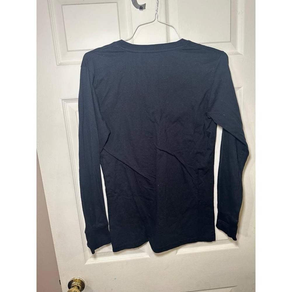 Vintage Black Texas Longhorns rhinestone V-neck shirt. Size large by Three squar - Picture 6 of 6